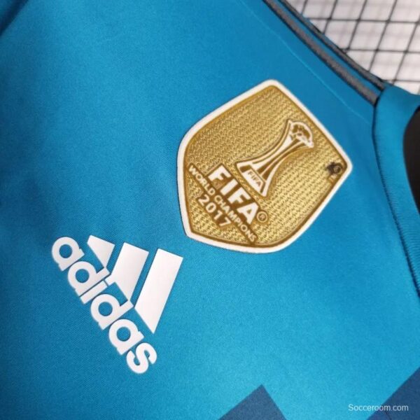 Retro 17/18 Real Madrid Third Long Sleeve Jersey - Image 3