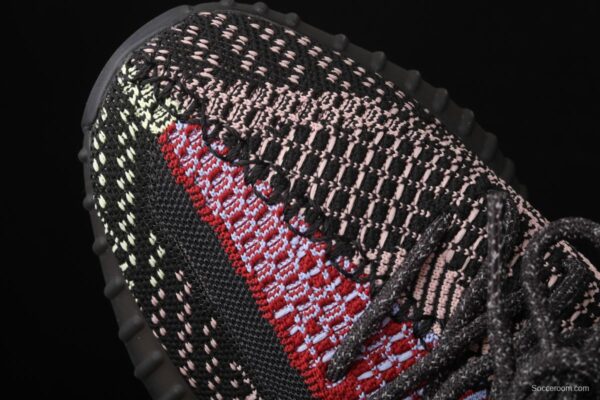 Adidas Yeezy Boost 350V2 Yecheil FW5190 Darth Coconut 350 second generation hollowed-out splicing colorful angel color - Image 9