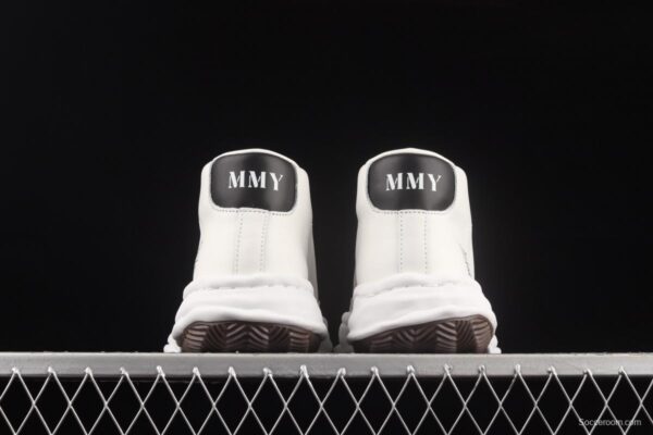 MMY/Maison MIHARA YASUHIRO Wayne Original Sole Leather Mid Sneaker Japanese concept fashion designer Mihara Kangyu brand shell front page deformation retro dissolved ice cream Zhongbang board shoes - Image 13