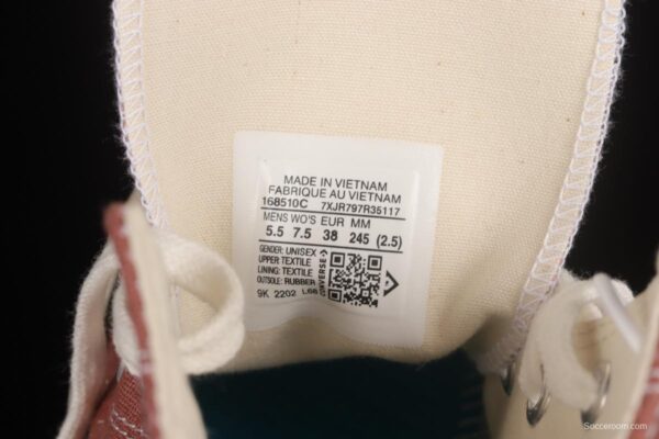 Converse 1970s Evergreen high-top vulcanized casual shoes 168510C - Image 5