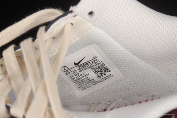 NIKE Air Force 1'07 Low white wine red patent leather low-top casual sneakers DQ8583-100 - Image 5