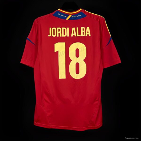 Retro 2012 Spain Home Jersey - Image 2