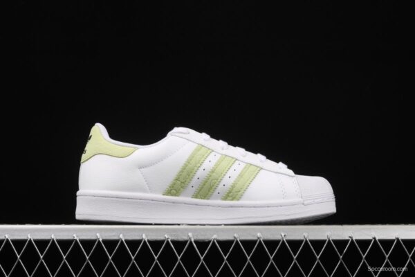 Adidas Originals Superstar FW3568 shell head and tea striped top layer casual board shoes - Image 16