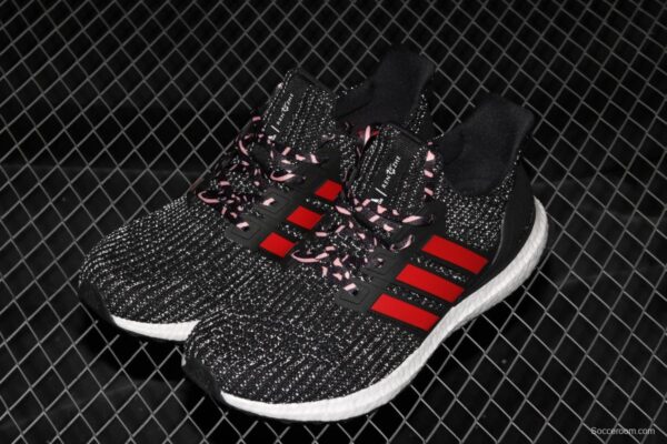 Adidas Ultra Boost 4. 0 Black Red F35231 Das fourth generation knitted striped black and red UB - Image 3