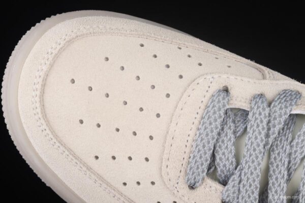 Reigning Champ x NIKE Air Force 120th 07 Mid defending champion six generations of 3M reflective Zhongbang casual board shoes GB0902-112 - Image 9