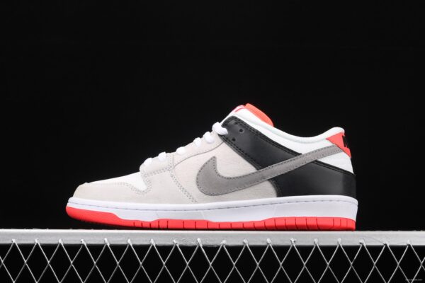 NIKE DUNK SB Low Pro ISO infrared gray orange CD2563-004