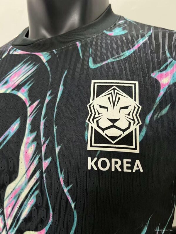 Player Version 2024 Korea Away Black Jersey - Image 2