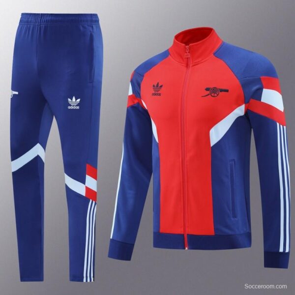 24/25 Arsenal Blue/Red Full Zipper Jacket +Long Pants - Image 16