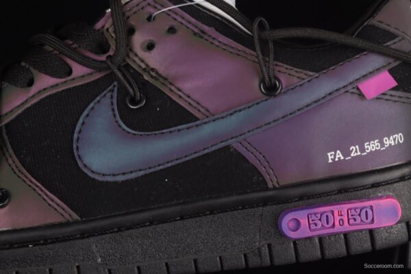 OFF-White x NIKE DUNK Low OW SB buckle rebound fashion casual board shoes DM1602-001 - Image 7