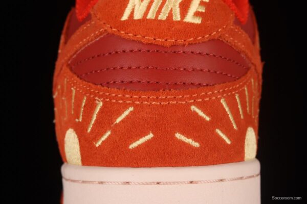 NIKE DUNK Low NH Orange-Crimson sunflower retro low-top leisure sports skateboard shoes DO6723-800 - Image 6