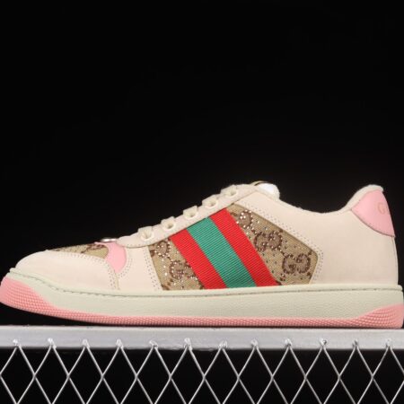 Gucci Distressed Screener Sneaker classic daddy shoes A38G09064