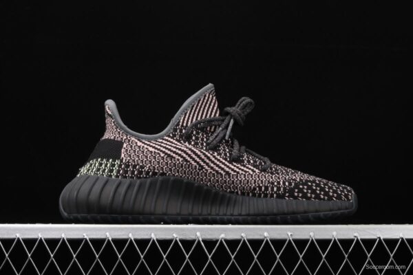 Adidas Yeezy Boost 350 V2 Yecheil FW5190 Darth Coconut 350 second generation hollowed-out splicing colorful angel color BASF popcorn - Image 18