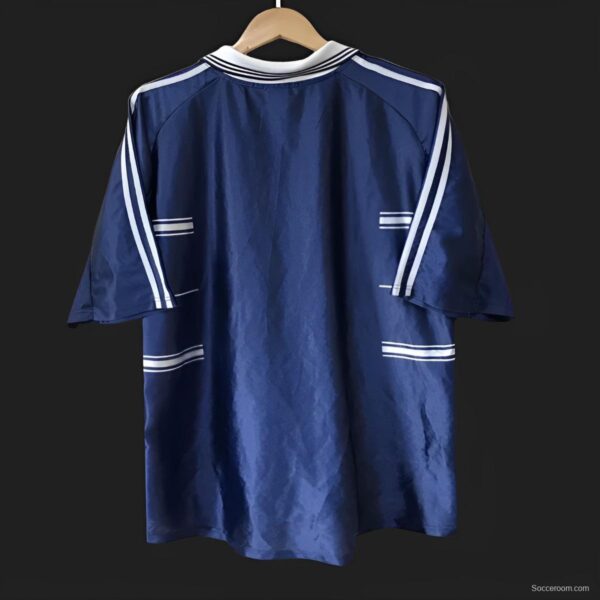 Retro 98/99 Real Madrid Away Blue Jersey - Image 2