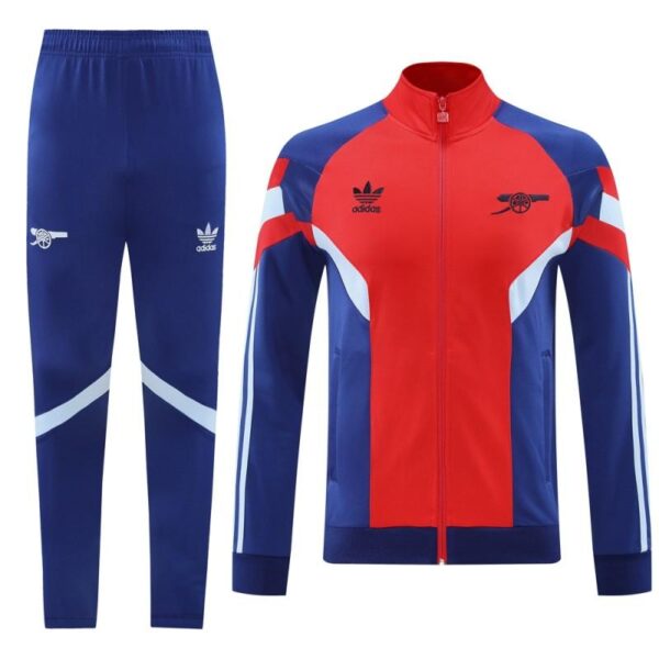 24/25 Arsenal Blue/Red Full Zipper Jacket +Long Pants - Image 18