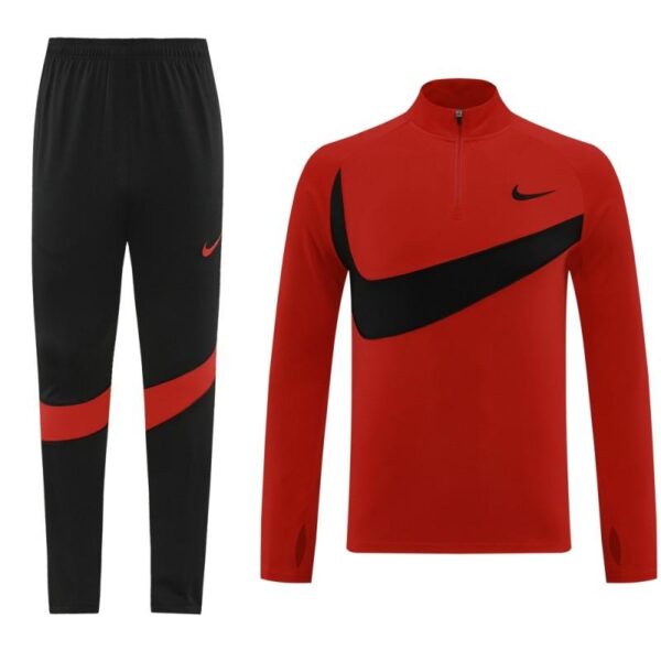 2024 Nike Red/Black Half Zipper Jacket+Pants - Image 16