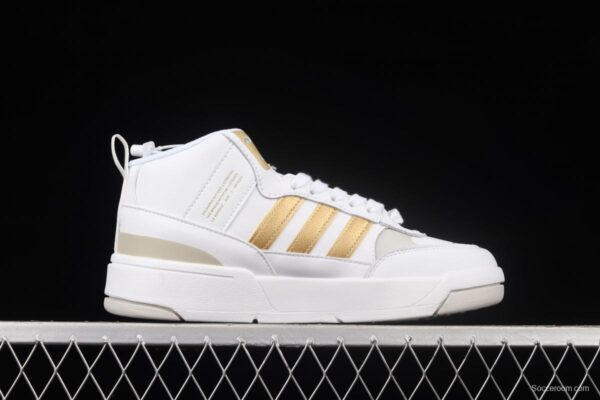 Adidas Post UP H00220 Darth clover middle top casual basketball shoes - Image 16