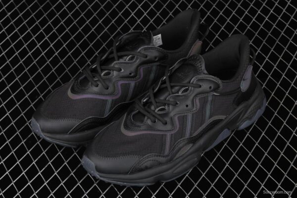 Adidas Originals Ozweego FU6845 Darth clover 3M reflective vintage daddy shoes - Image 10