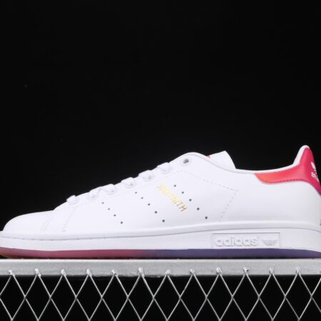 Adidas Stan Smith Rainbow EG8133 Smith rainbow crystal soles casual board shoes