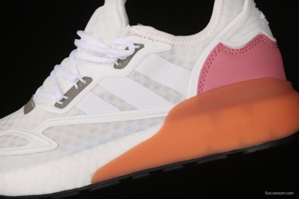 Adidas ZX 2K Boost G58090 20 Summer New Clover Popcorn vintage running shoes - Image 7