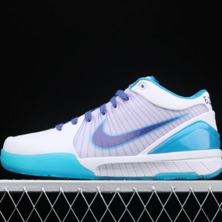 NIKE Zoom Kobe 4 ZK4 Kobe fourth generation Hornets low top men's basketball shoes AV6339-100