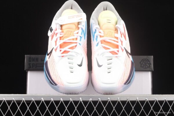 NIKE Air Zoom G.T.Cut EP White Orange Color matching Series Basketball shoes CZ0176-101 - Image 12