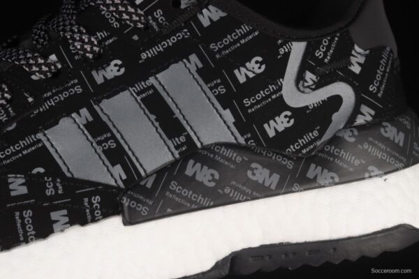 Adidas Nite Jogger 2019 Boost FV3633 suede 3M reflective vintage running shoes - Image 7