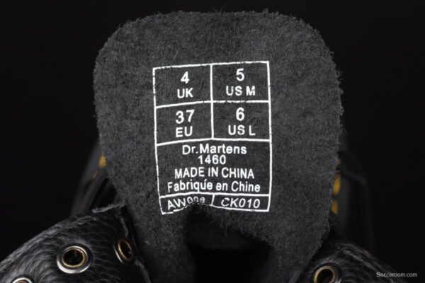Dr.martens Martin boots 1460 series litchi soft leather eight holes Gaobang 13512006 - Image 5