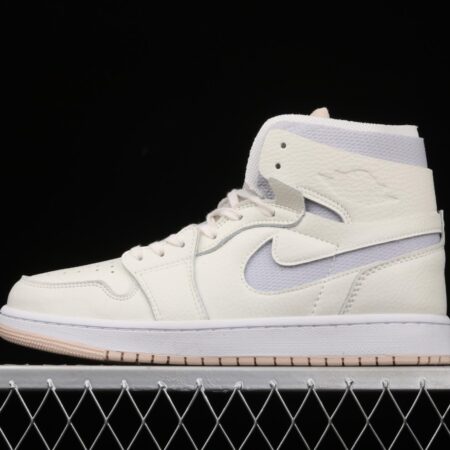 Air Jordan 1 Zoom Air CMFT Pearl White High Top Basketball shoes CT0979-107