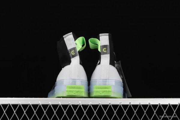 Converse Chuck Taylor All Star CX neutral crystal jelly soles green impact color canvas high upper shoes 170834C - Image 13