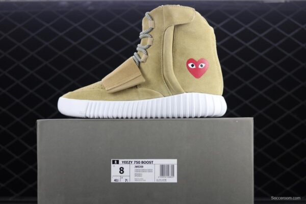 CDG PLAY x 750Yeezy Basf Boost JW5359 jointly customized pure original configuration BASF outsole, focusing on high-end goods in foreign markets. - Image 2
