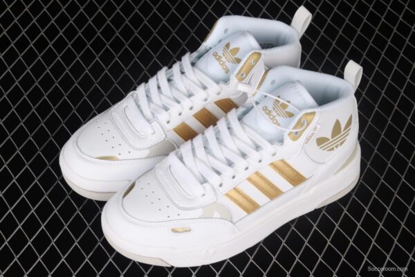 Adidas Post UP H00220 Darth clover middle top casual basketball shoes - Image 11