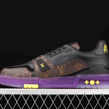 Authentic LV 2021ss early spring fashion catwalk sneakers 410N BLACK