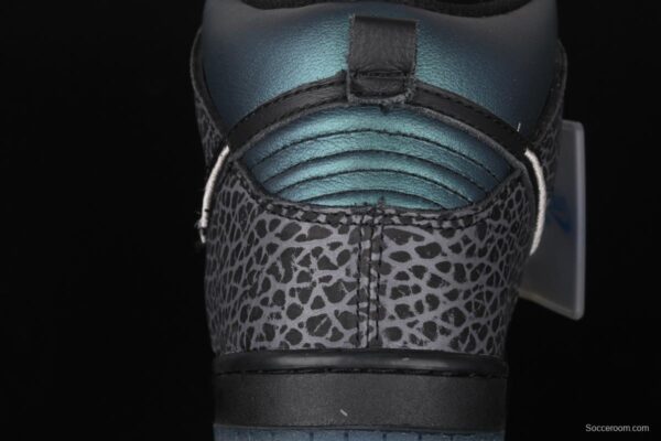 NIKE SB DUNK High x Black Sheep chameleon skateboard shoes BQ6827-001 - Image 6