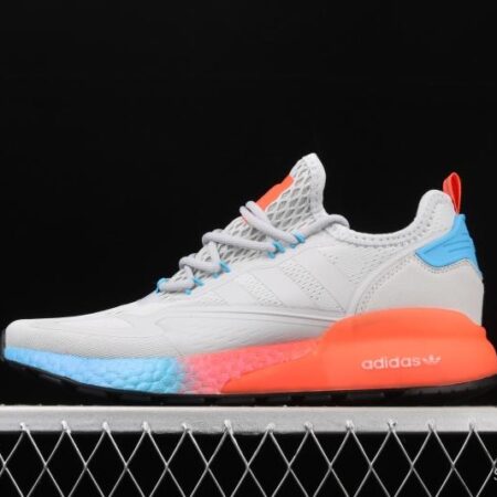 Adidas ZX 2K Boost FV7498 2020 summer new clover popcorn vintage running shoes