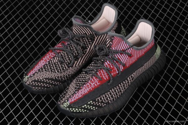 Adidas Yeezy Boost 350 V2 Yecheil FW5190 Darth Coconut 350 second generation hollowed-out splicing colorful angel color BASF popcorn - Image 12
