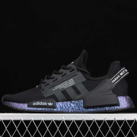 Adidas NMD R1 Boost V2 GX5164 second generation elastic knitted face running shoes
