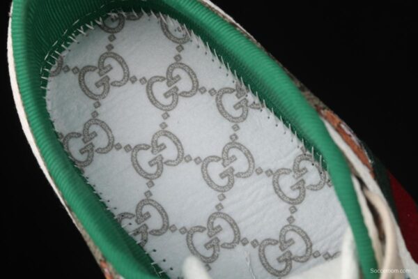 Gucci Tennis 1977 Print Sneaker canvas bear printed retro leisure sports board shoes - Image 4