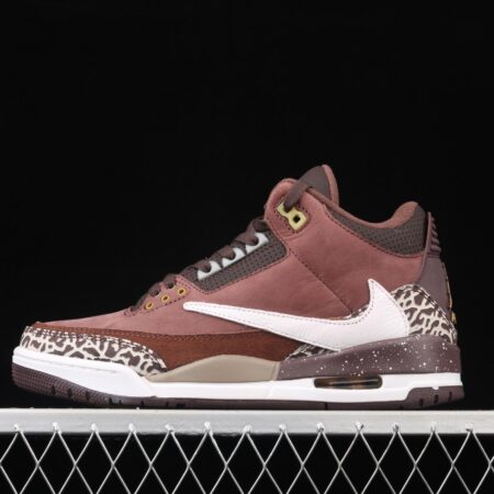 Air Jordan 3 SE Denim AJ3 Joe 3 barbed khaki brown basketball shoes 626988-018