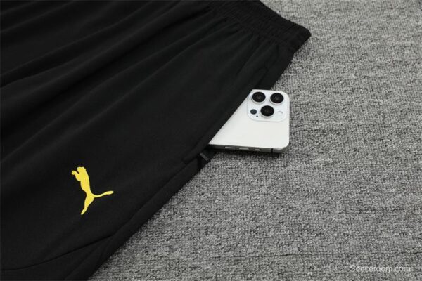 24/25 Borussia Dortmund Black Half Zipper Jacket+Long Pants - Image 4