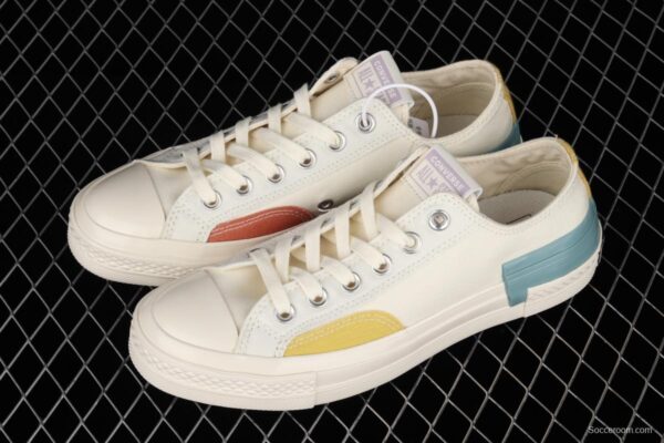 Converse Chuck 70s Tangram splicing low-top casual board shoes 572445C - Image 10