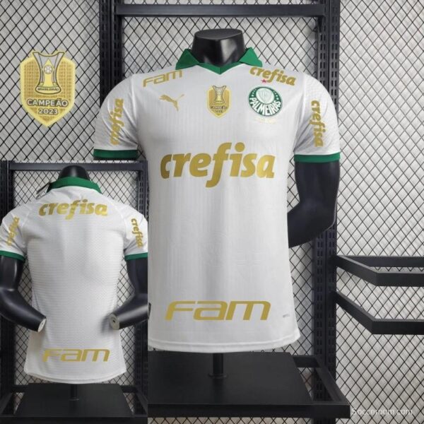 Player Version 24/25 Palmeiras Away Jersey + All Sponsors and Chest Patch - Image 3