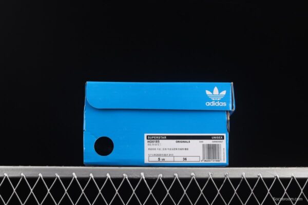Adidas Originals Superstar HO0185 shell head classic leisure board shoes - Image 10