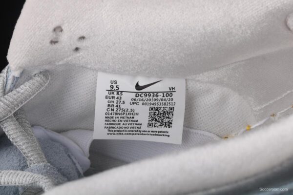 Sean Cliver x NIKE SB DUNK Low Pro QS artist's skateboard shoes DC9936-100 with lower top - Image 4