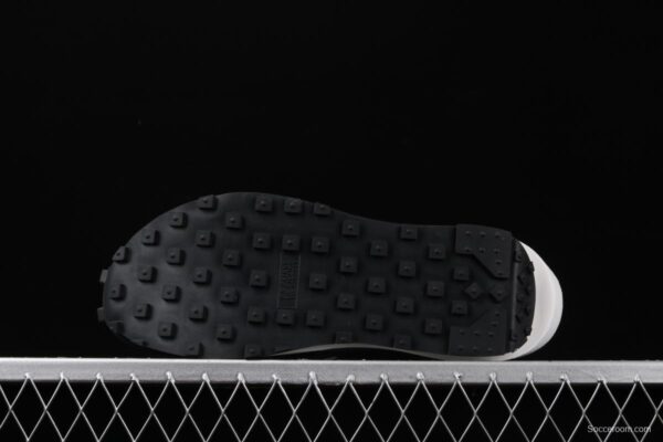 Sacai x NIKE LVD Waffle Daybreak co-signed catwalk style net gauze leather splicing double hook Swoosh running shoes BV0073-001 - Image 11