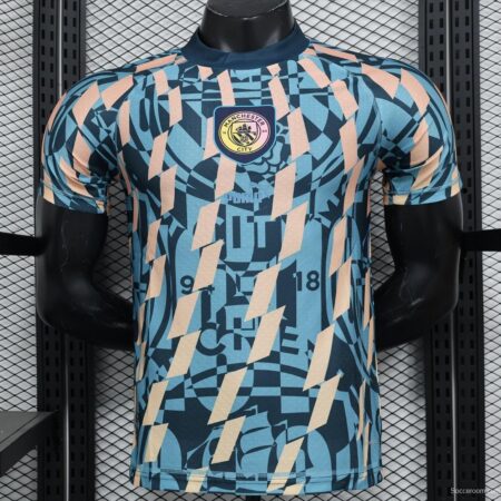 Player Version 24/25 Manchester City Plaid Special Jersey