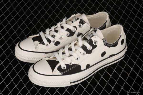 Converse 21ss All Star US Cow Spot Japanese Converse vintage cow pattern low upper shoes 1SC564 - Image 8
