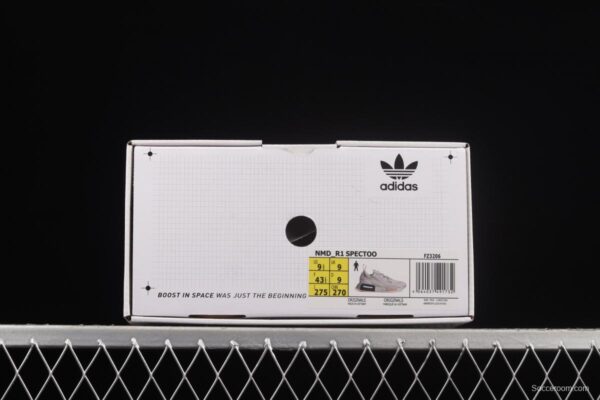 Adidas NMD_R1 SPECTOO FZ3206 elastic knitted running shoes - Image 9