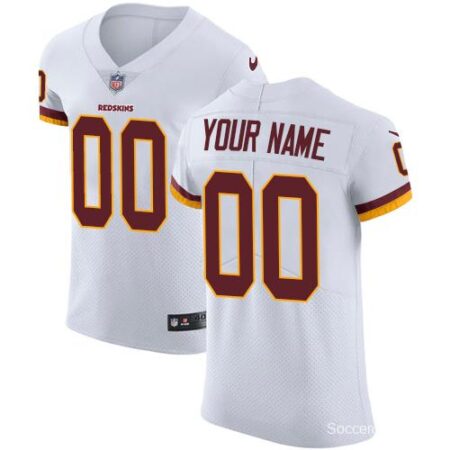 Men's White Custom Elite Team Jersey