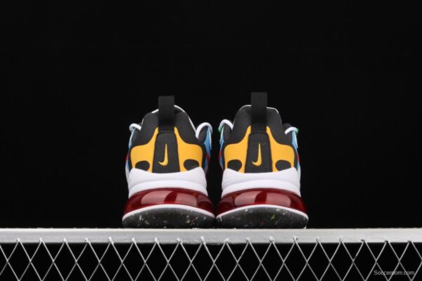 NIKE Air Max 270React new high-frequency mesh hollowing out function half-palm air cushion running shoes DA2610-161, - Image 12