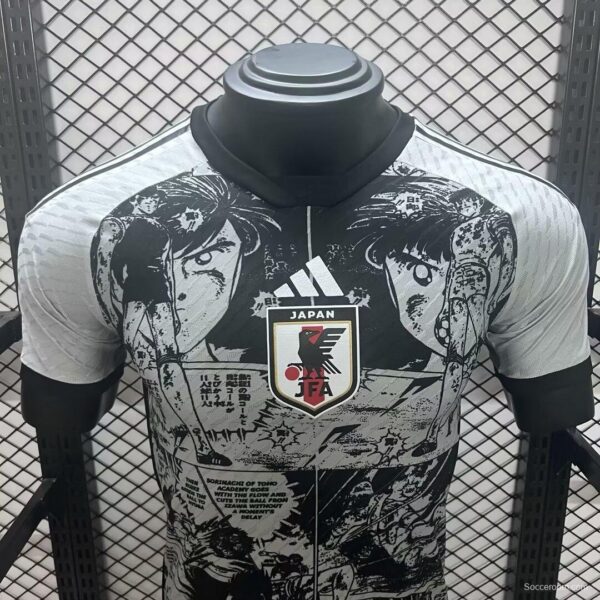Player Version 2023 Japan Captain Tsubas Special White/Black Jersey - Image 2